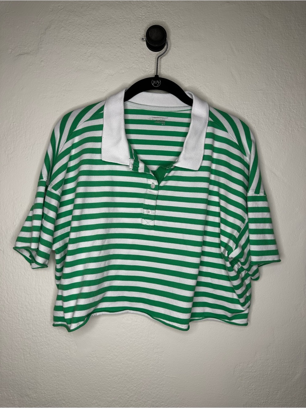 Offline by Aerie Boxy Cropped Polo